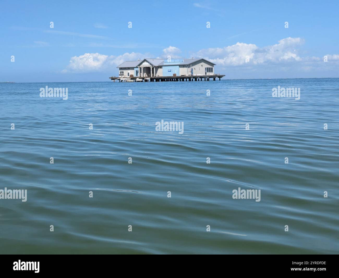 Anna Maria Pier è andata via dopo la tempesta Foto Stock