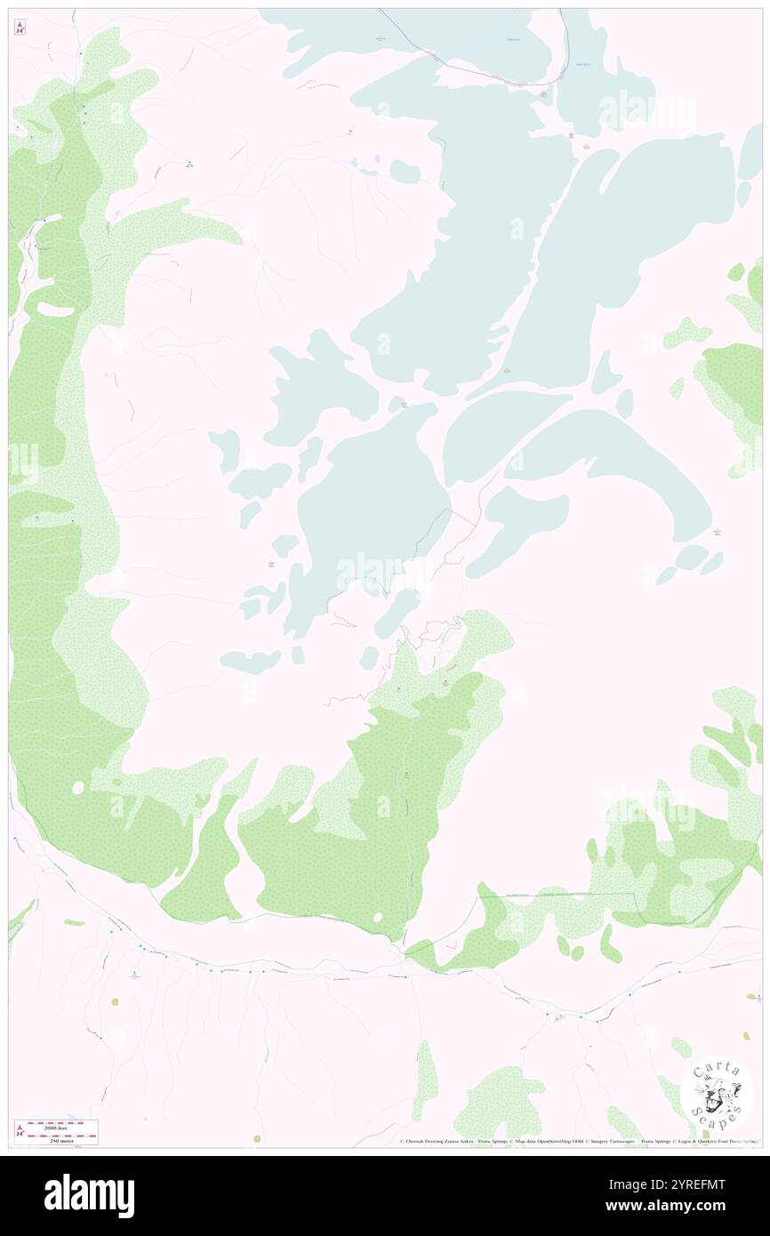 Rob Roy Stream, NZ, nuova Zelanda, Otago, s 44 28' 6'', N 168 43' 12'', MAP, Cartascapes Map pubblicata nel 2024. Esplora Cartascapes, una mappa che rivela i diversi paesaggi, culture ed ecosistemi della Terra. Viaggia attraverso il tempo e lo spazio, scoprendo l'interconnessione del passato, del presente e del futuro del nostro pianeta. Foto Stock