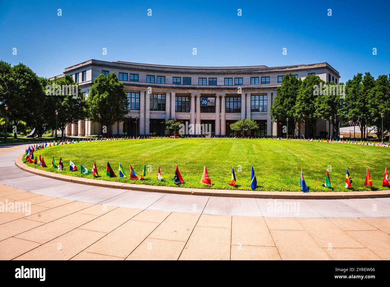Cleveland, OH USA - 19 luglio 2017: Facciata esterna della Kelvin Smith Library, sede di rari libri e collezioni di manoscritti, e i registri di Case Foto Stock