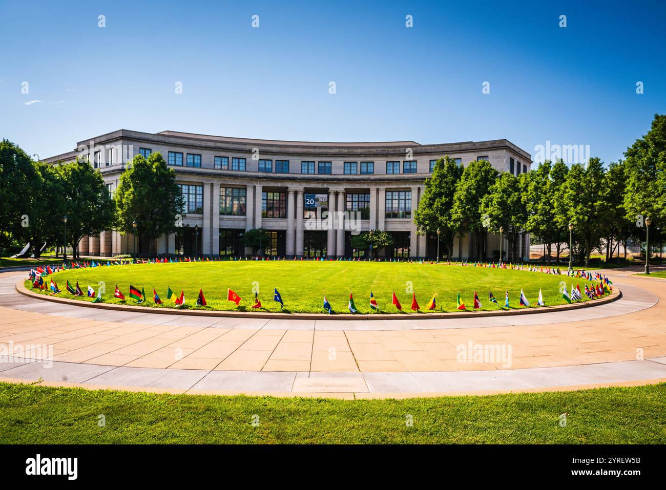 L'esterno anteriore della Kelvin Smith Library ospita libri rari e collezioni di manoscritti e i registri della Case Western Reserve University. Foto Stock