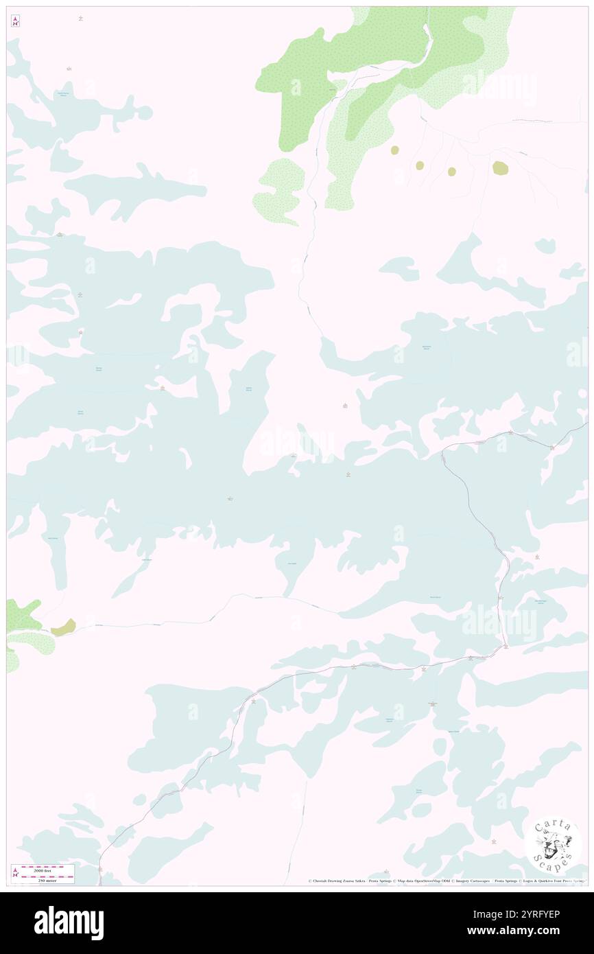 Garden of Eden Ice Plateau, NZ, nuova Zelanda, West Coast, s 43 19' 5'', N 170 40' 48'', MAP, Cartascapes Map pubblicata nel 2024. Esplora Cartascapes, una mappa che rivela i diversi paesaggi, culture ed ecosistemi della Terra. Viaggia attraverso il tempo e lo spazio, scoprendo l'interconnessione del passato, del presente e del futuro del nostro pianeta. Foto Stock