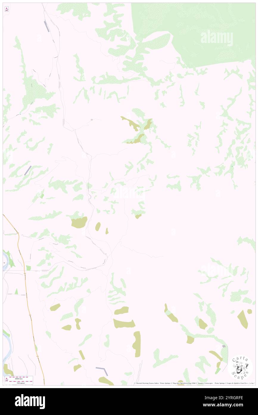 West Coast Gully, NZ, nuova Zelanda, Otago, s 44 44' 18''', N 169 23' 24''', mappa, Cartascapes Mappa pubblicata nel 2024. Esplora Cartascapes, una mappa che rivela i diversi paesaggi, culture ed ecosistemi della Terra. Viaggia attraverso il tempo e lo spazio, scoprendo l'interconnessione del passato, del presente e del futuro del nostro pianeta. Foto Stock