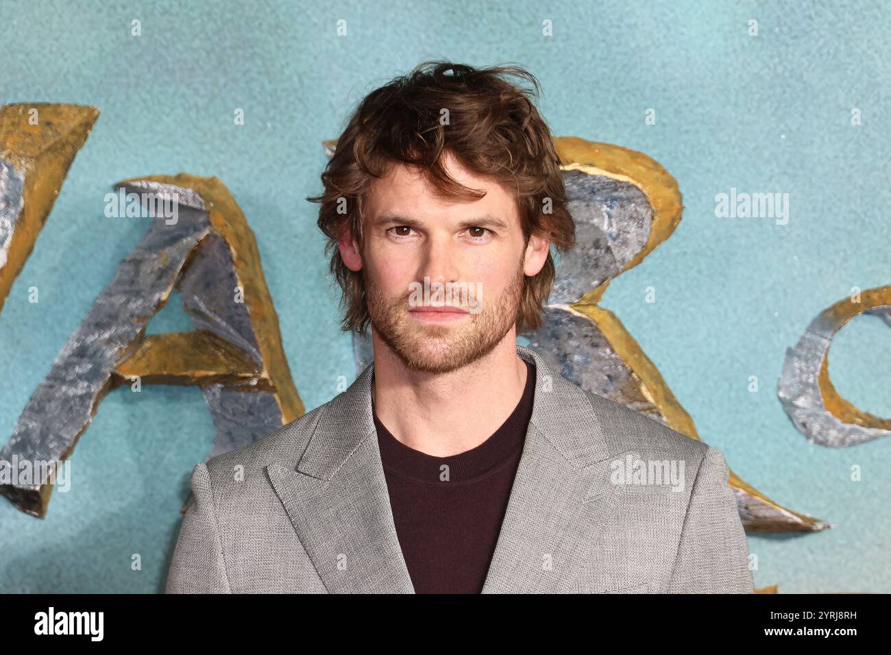 Benjamin Wainwright, il Signore degli anelli: La guerra del Rohirrim - prima mondiale, Leicester Square, Londra, Regno Unito, 3 dicembre 2024, foto di Richard Foto Stock