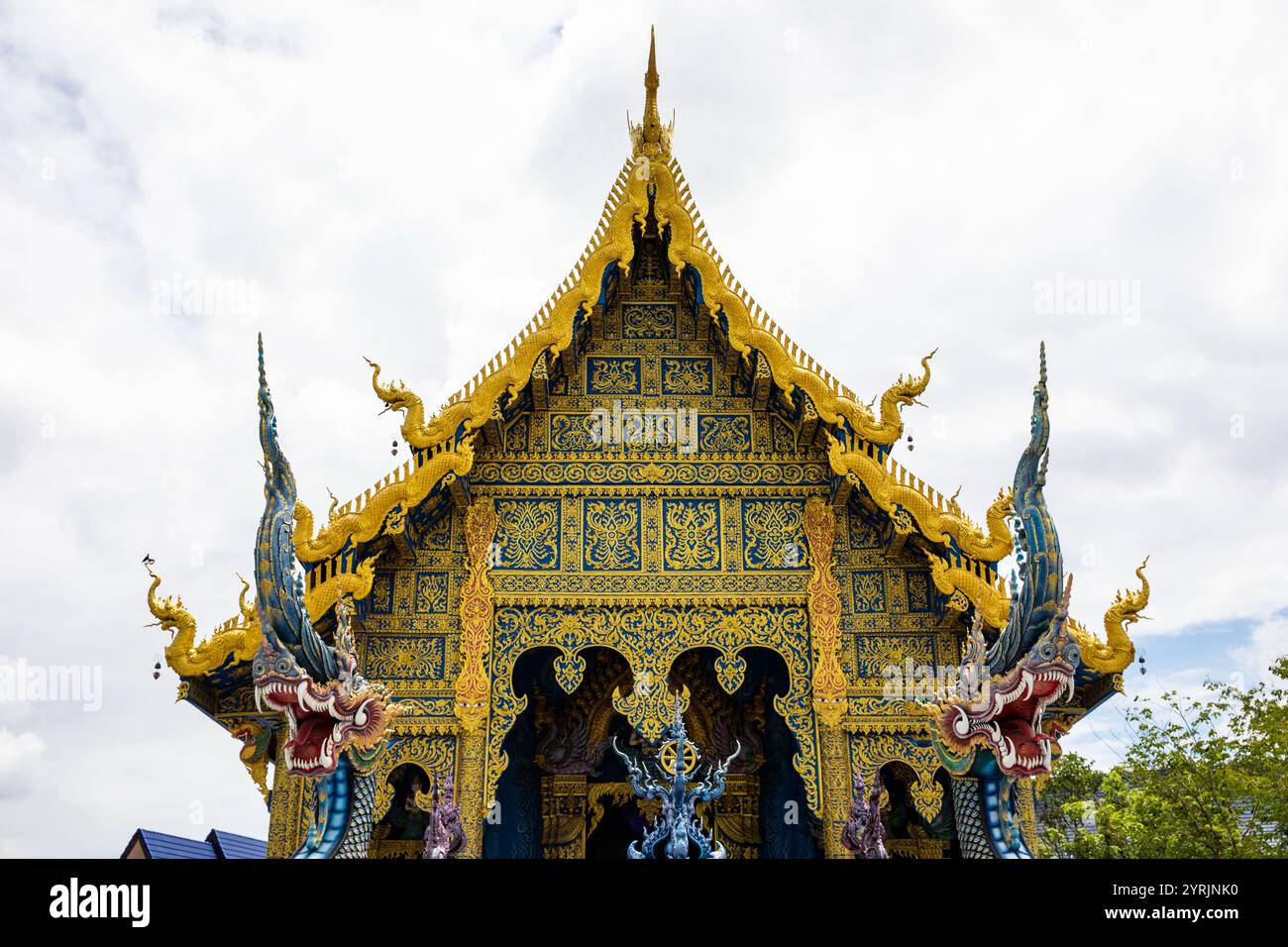 WatRongSueaTen, Chiang Rai, Thailandia, 17 giugno 2019. Foto Stock
