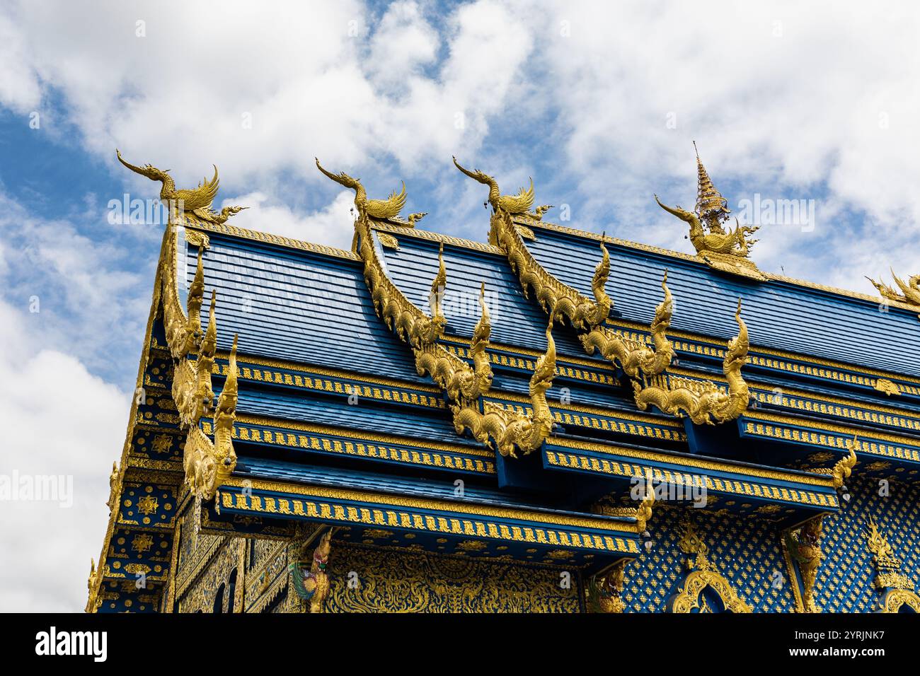 WatRongSueaTen, Chiang Rai, Thailandia, 17 giugno 2019. Foto Stock