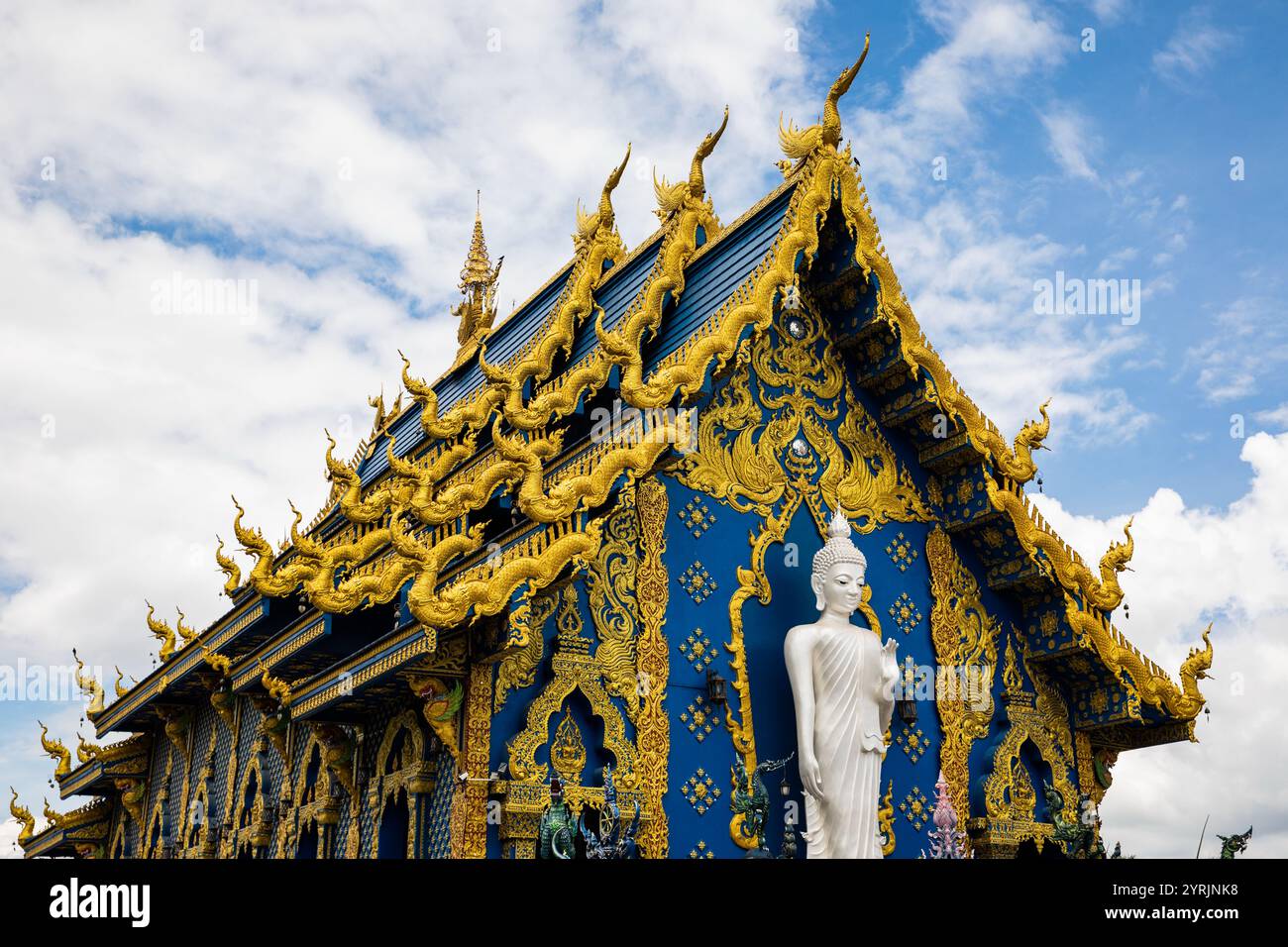 WatRongSueaTen, Chiang Rai, Thailandia, 17 giugno 2019. Foto Stock