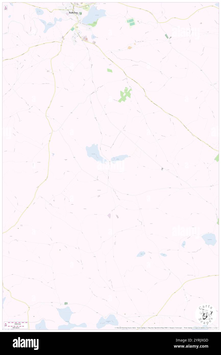 Creeve Lakes, County Monaghan, IE, Irlanda, Ulster, N 54 5' 9'', S 6 53' 8'', MAP, Cartascapes Map pubblicata nel 2024. Esplora Cartascapes, una mappa che rivela i diversi paesaggi, culture ed ecosistemi della Terra. Viaggia attraverso il tempo e lo spazio, scoprendo l'interconnessione del passato, del presente e del futuro del nostro pianeta. Foto Stock