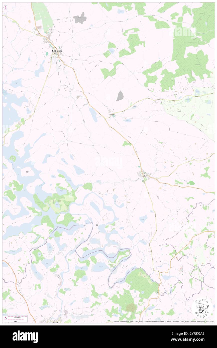 Lehinch, County Galway, IE, Irlanda, Connacht, N 53 13' 26'', S 7 58' 14'', MAP, Cartascapes Map pubblicata nel 2024. Esplora Cartascapes, una mappa che rivela i diversi paesaggi, culture ed ecosistemi della Terra. Viaggia attraverso il tempo e lo spazio, scoprendo l'interconnessione del passato, del presente e del futuro del nostro pianeta. Foto Stock