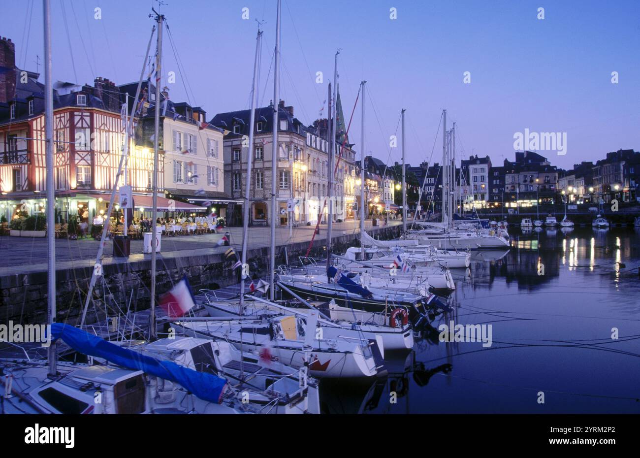 Porto Vecchio. Honfleur. La Normandia. Francia Foto Stock