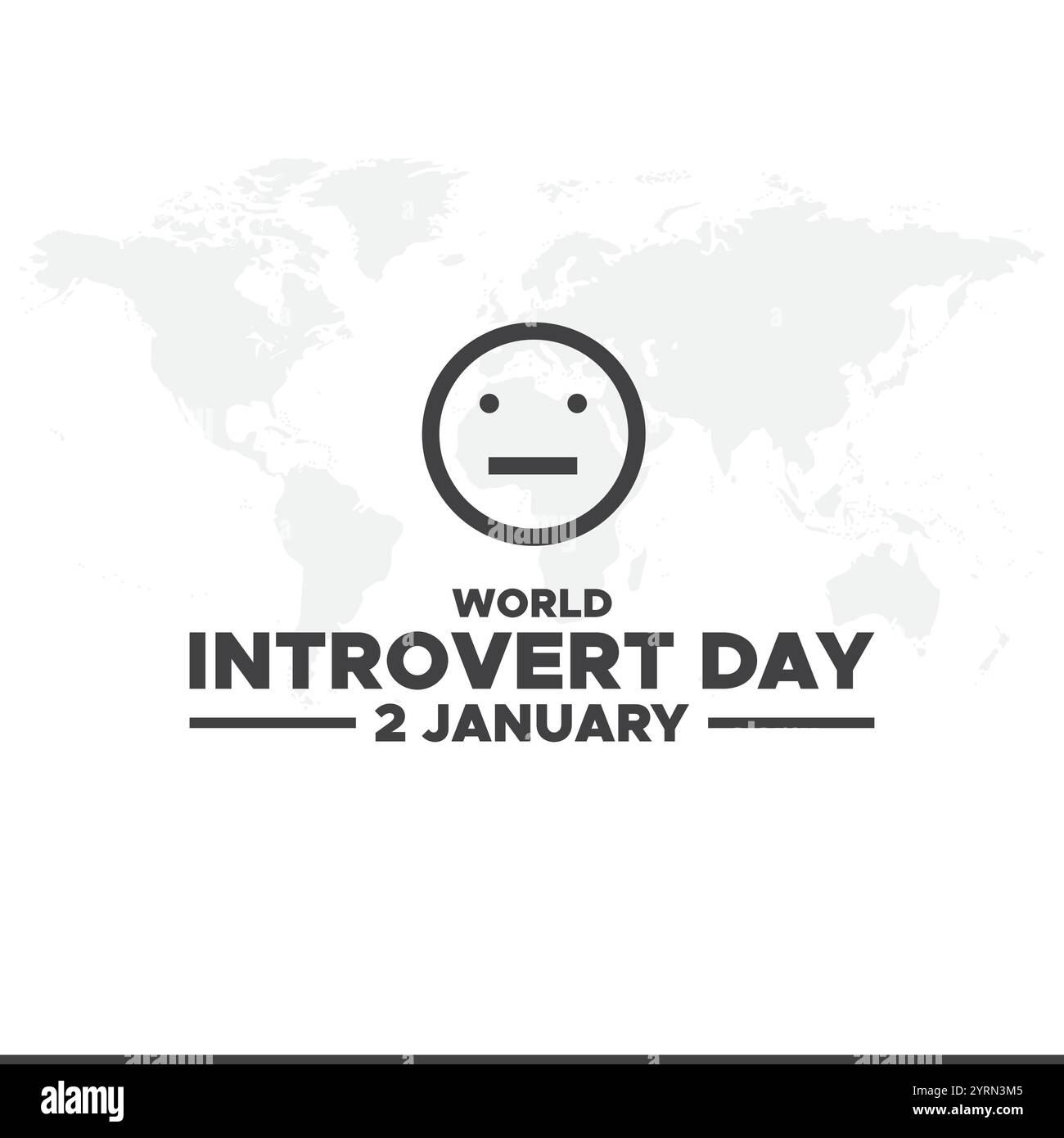 Giornata mondiale dell'introverso. Persone, casa e cuore. Ideale per cartoline, banner, poster, social media e altro ancora. Sfondo bianco. Illustrazione Vettoriale