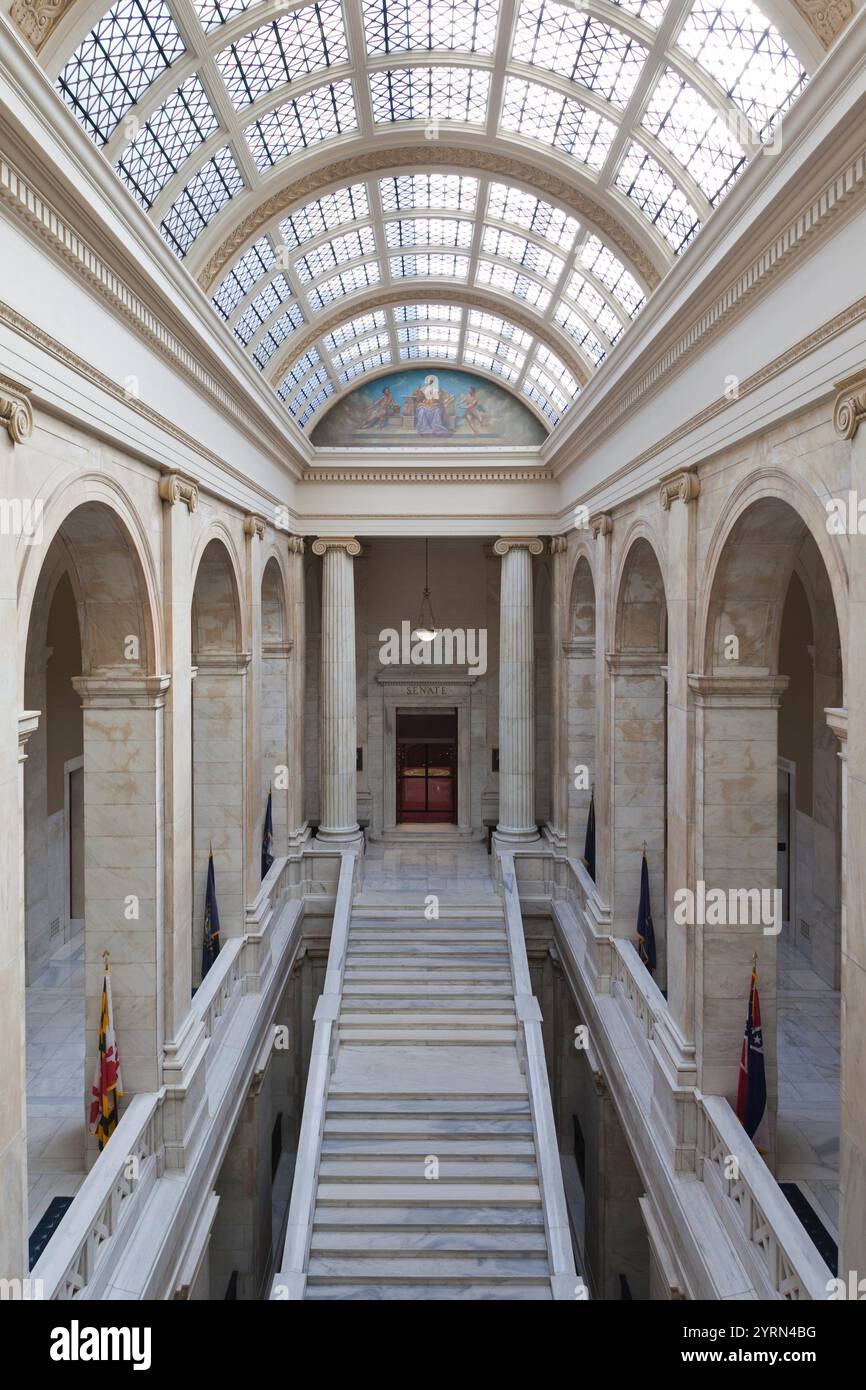 Stati Uniti d'America, Arkansas, Little Rock Arkansas State Capitol, inteior Foto Stock