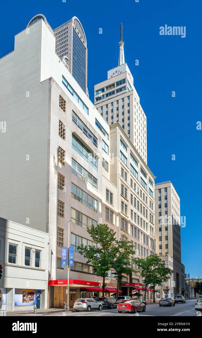 Il grande magazzino di punta di Neiman Marcus, Dallas, Texas, USA Foto Stock