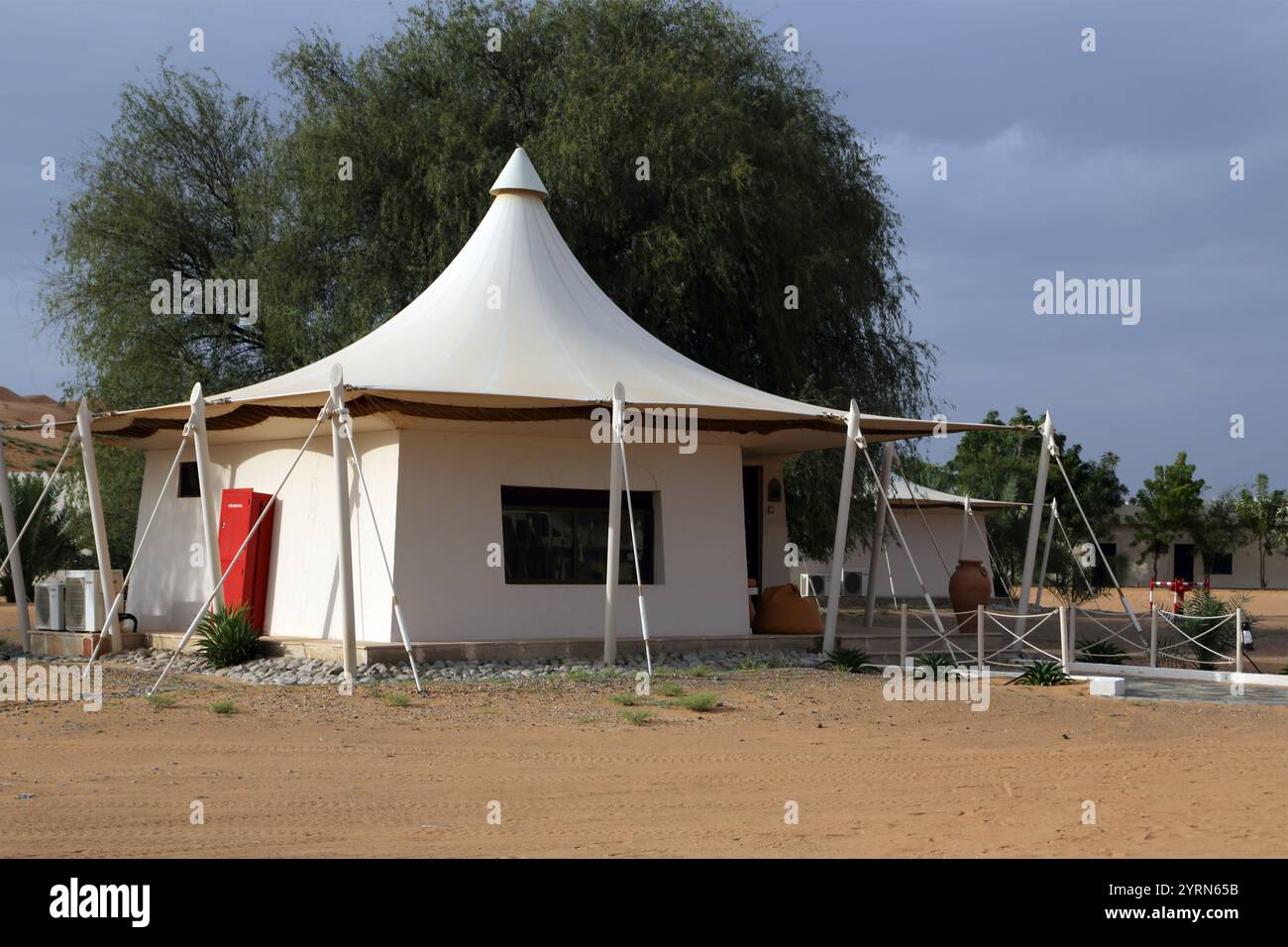 Desert Nights Camp Wahabi Sands Oman Eastern Foto Stock