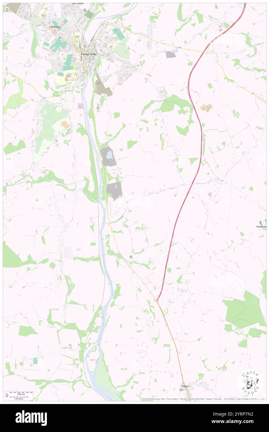 Brownswood, Wexford, IE, Irlanda, Leinster, N 52 28' 0'', S 6 32' 59'', MAP, Cartascapes Map pubblicata nel 2024. Esplora Cartascapes, una mappa che rivela i diversi paesaggi, culture ed ecosistemi della Terra. Viaggia attraverso il tempo e lo spazio, scoprendo l'interconnessione del passato, del presente e del futuro del nostro pianeta. Foto Stock