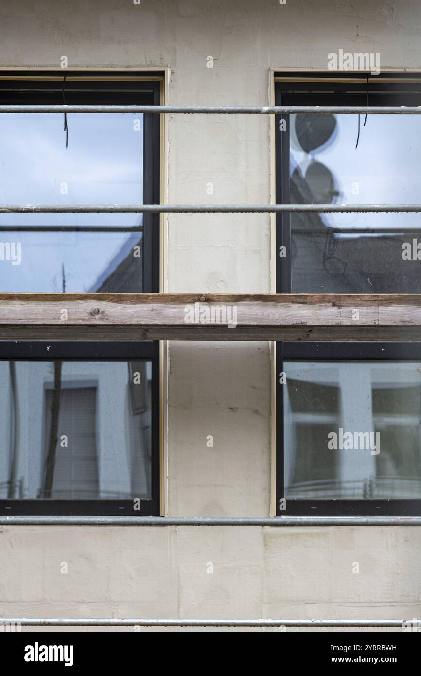 Facciata di un edificio in città Foto Stock