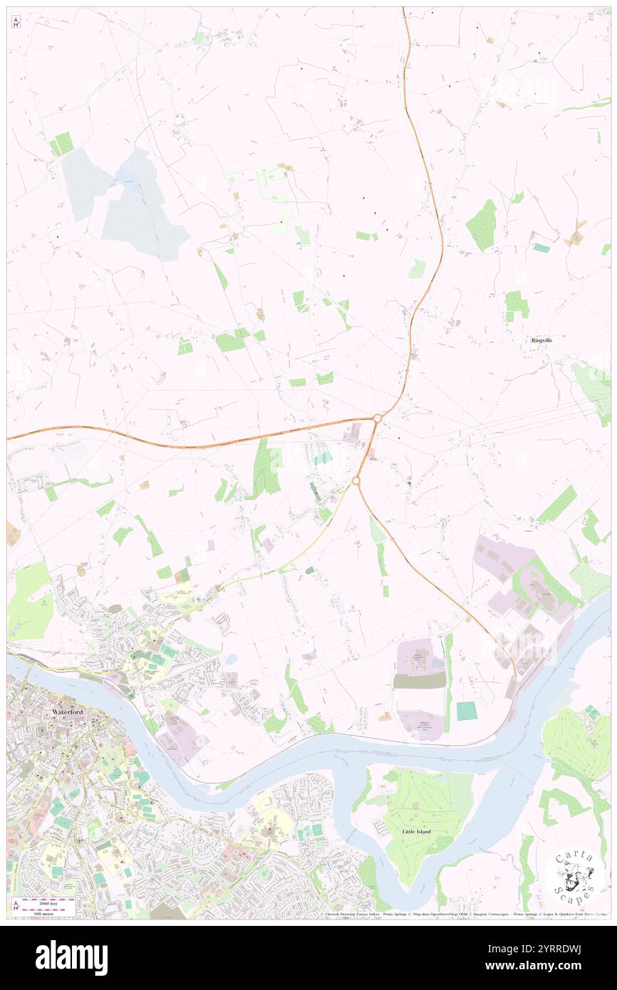 Frazers Hall, Kilkenny, IE, Irlanda, Leinster, N 52 17' 11'', S 7 4' 18'', MAP, Cartascapes Map pubblicata nel 2024. Esplora Cartascapes, una mappa che rivela i diversi paesaggi, culture ed ecosistemi della Terra. Viaggia attraverso il tempo e lo spazio, scoprendo l'interconnessione del passato, del presente e del futuro del nostro pianeta. Foto Stock