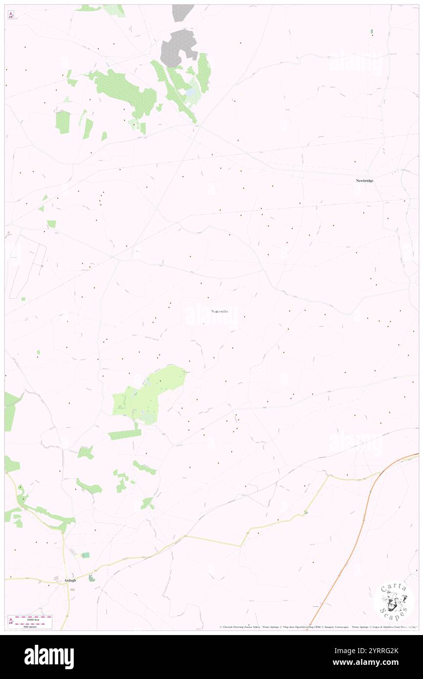 Waterville, Limerick City and County Council, IE, Ireland, Munster, N 52 31' 59'', S 9 1' 42'', MAP, Cartascapes Map pubblicata nel 2024. Esplora Cartascapes, una mappa che rivela i diversi paesaggi, culture ed ecosistemi della Terra. Viaggia attraverso il tempo e lo spazio, scoprendo l'interconnessione del passato, del presente e del futuro del nostro pianeta. Foto Stock