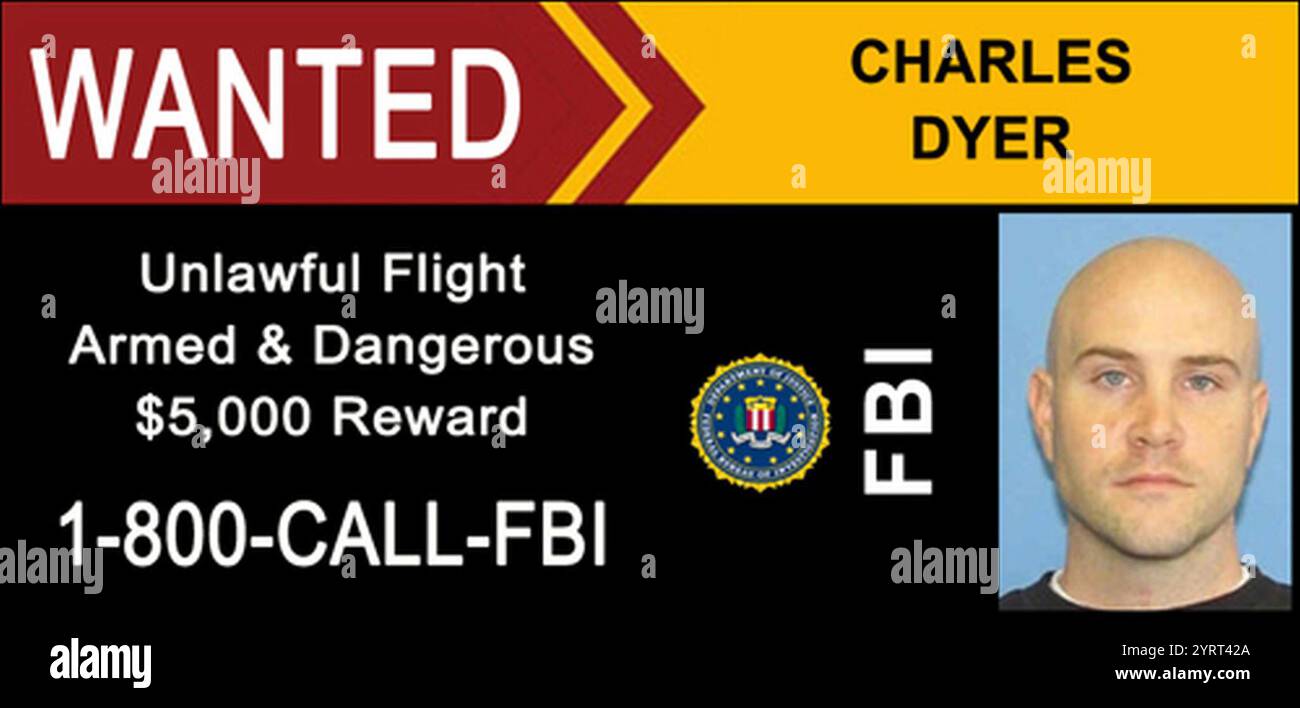 Charles Alan Dyer voleva l'FBI. Foto Stock