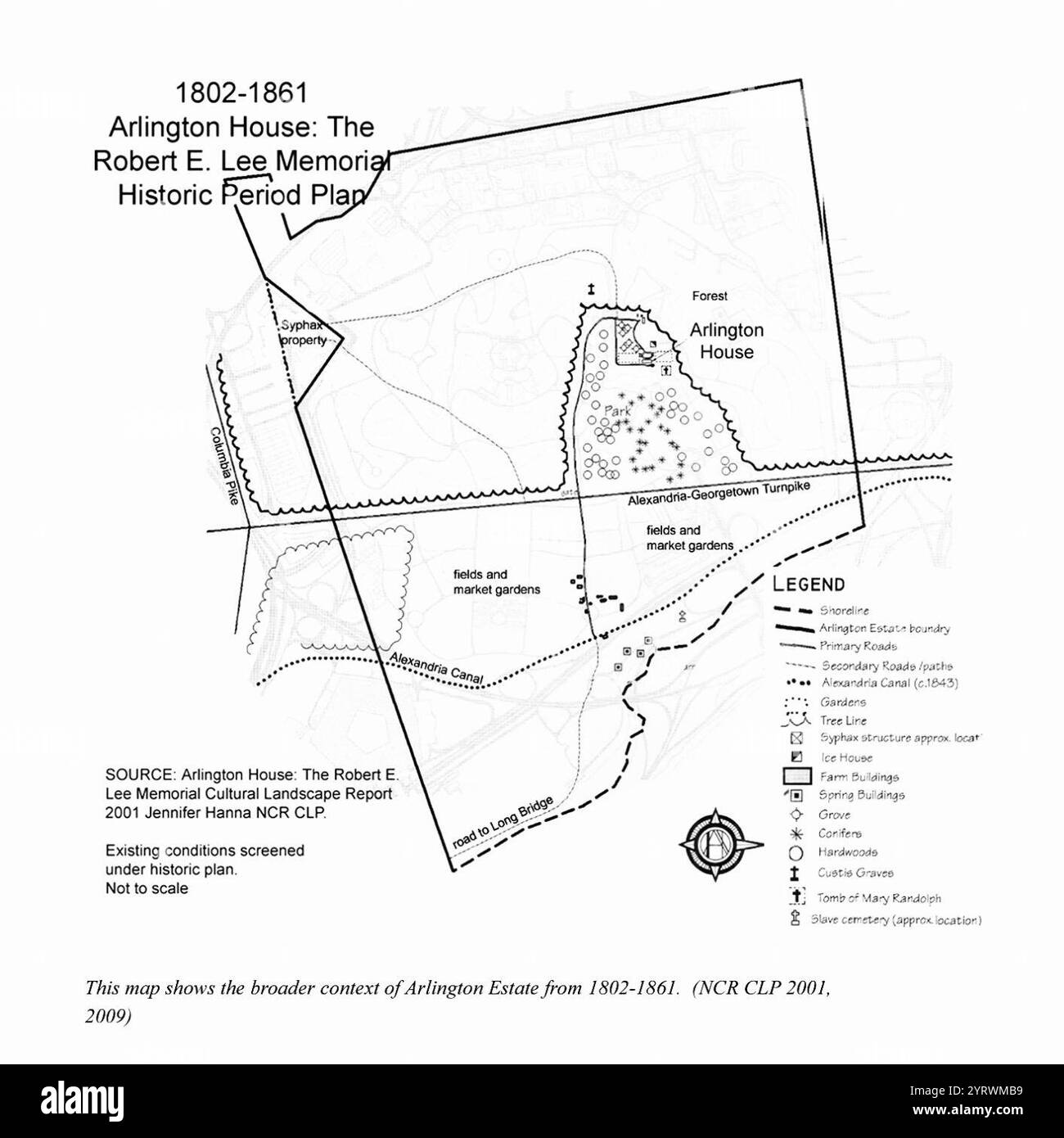 CLI-arlington-House pagina 10 Ritaglia quadrata. Foto Stock