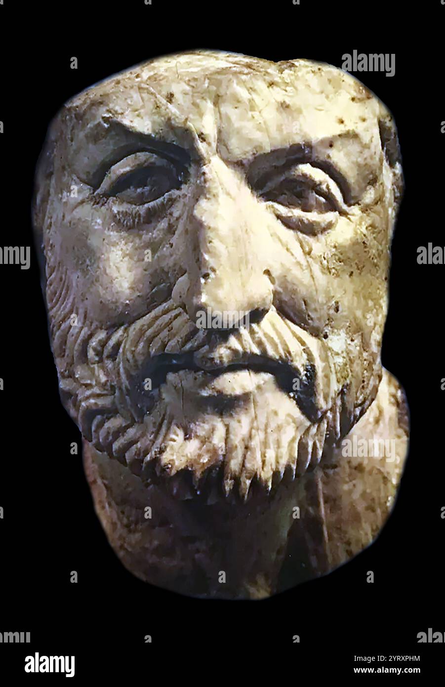Filippo II di Macedonia (382 a.C. 336 a.C. ) re (basileus) di Macedonia dal 359 a.C. fino alla sua morte nel 336 a.C. Fu membro della dinastia Argead, fondatori dell'antico regno, e padre di Alessandro Magno. Foto Stock