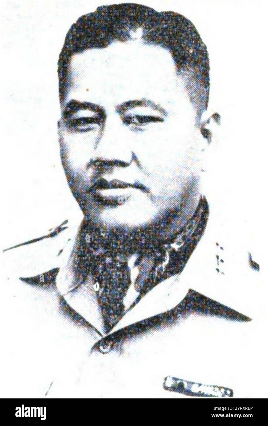 Duong Van Minh (1916 Noto come Big Minh (6 agosto 2001) è stato un politico sudvietnamita e generale di alto livello nell'esercito della Repubblica del Vietnam, durante la presidenza dell'ONG Dinh Diem. Nel 1963, divenne capo di una giunta militare dopo aver condotto un colpo di stato in cui Diem fu assassinato. Minh durò solo tre mesi prima di essere rovesciato da Nguyen Khanh, ma assunse nuovamente il potere come quarto e ultimo presidente del Vietnam del Sud nell'aprile 1975, due giorni prima della resa alle forze nordvietnamite. Foto Stock