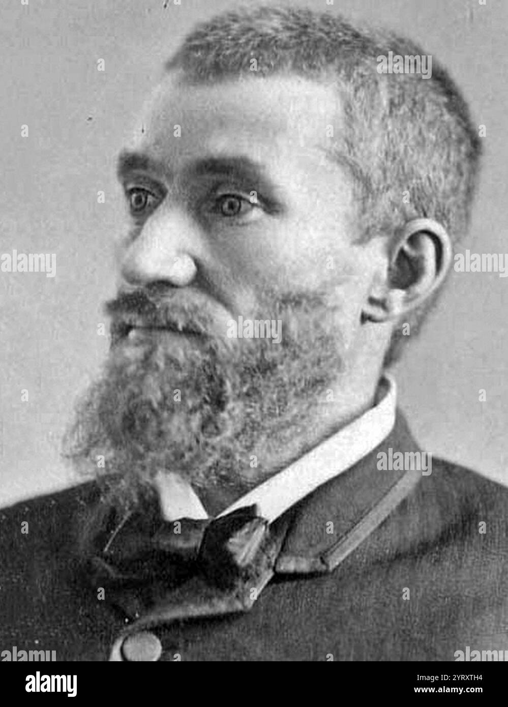 Charles Julius Guiteau (1841 1882) assassinò James A. Garfield, il ventesimo presidente degli Stati Uniti, nel 1881. Guiteau credeva di aver giocato un ruolo importante nella vittoria elettorale di Garfield, per la quale avrebbe dovuto essere premiato con un consolato. Si sentì frustrato e offeso dal rifiuto dell'amministrazione Garfield delle sue richieste di servire a Vienna o Parigi a tal punto che decise di uccidere Garfield e di sparargli alla stazione ferroviaria di Baltimora e Potomac a Washington, D.C. Garfield morì due mesi dopo a causa di infezioni legate alle ferite. Nel gennaio 1882, Guiteau Foto Stock