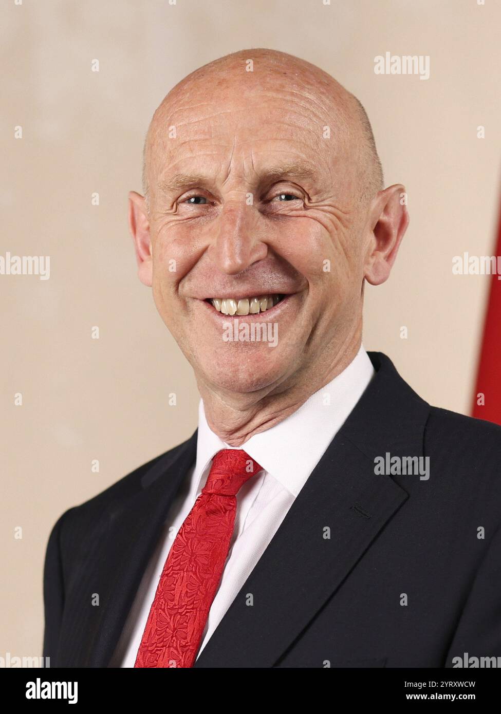 John Healey, Segretario di Stato per la difesa e membro del governo laburista britannico, eletto nel luglio 2024 Foto Stock