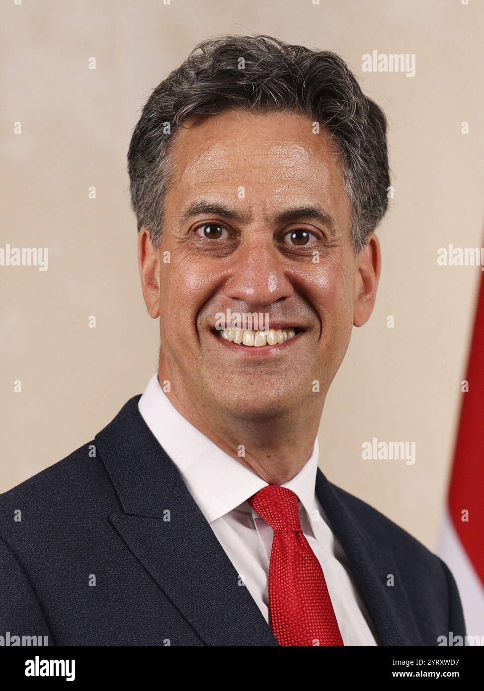 La RT ha leso Miliband, Segretario di Stato per la sicurezza energetica e Net Zero e membro del governo laburista britannico eletto nel luglio 2024 Foto Stock