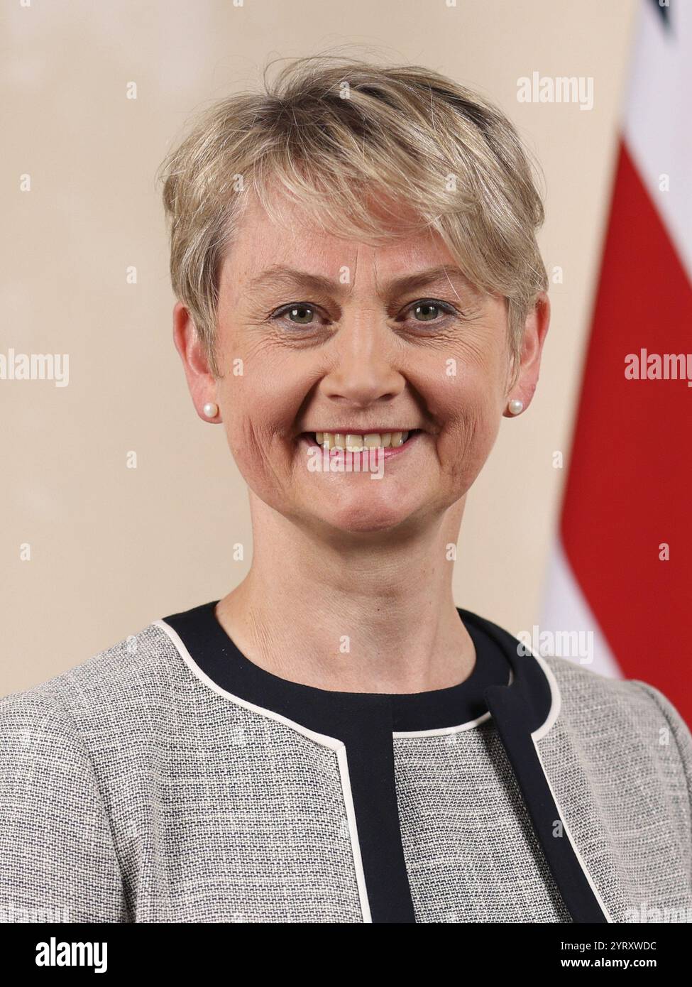 Yvette Cooper, Segretario di Stato per l'Home Department e membro del governo laburista britannico, eletto nel luglio 2024 Foto Stock