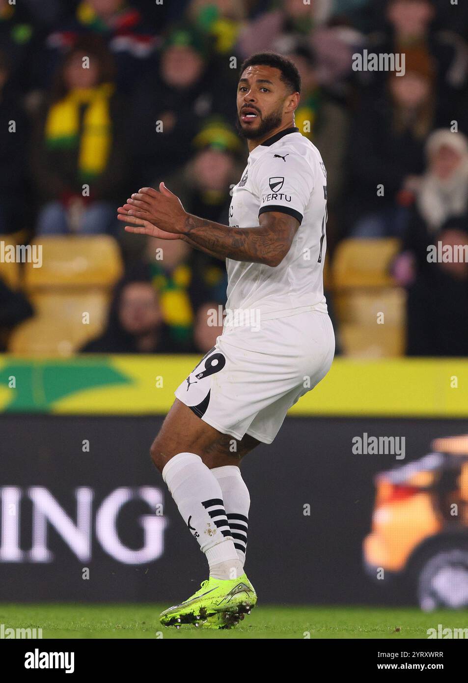 Andre Gray di Plymouth Argyle - Norwich City V Plymouth Argyle, Sky Bet Championship, Carrow Road, Norwich, Regno Unito - 26 novembre 2024 solo uso editoriale - si applicano restrizioni DataCo Foto Stock