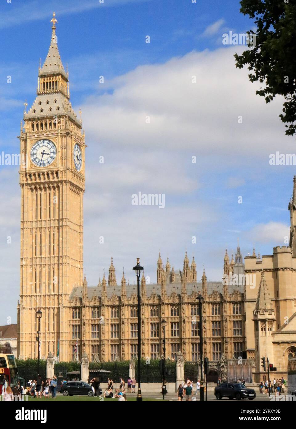 British Houses of Parliament, Londra. 2024 Foto Stock