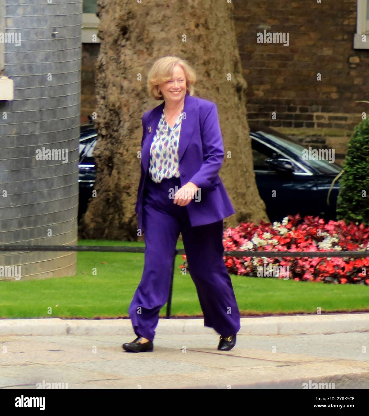 Angela Smith (Baronessa Smith, (leader laburista nella camera dei lord), arriva a Downing Street, Londra, per assumere il suo nuovo ruolo nel governo laburista dopo le elezioni. 5 luglio 2024. Foto Stock