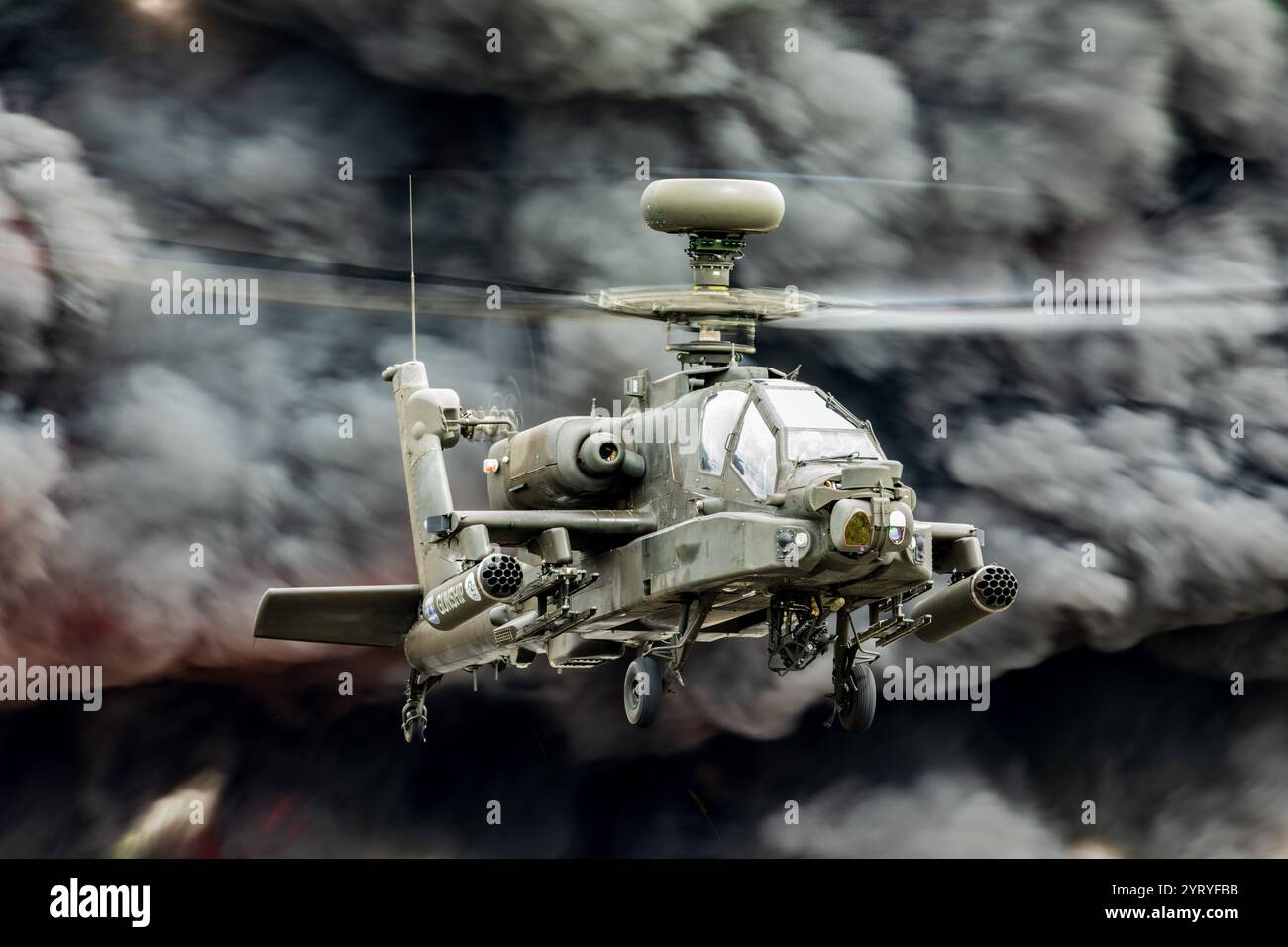 British Army Air Corps AgustaWestland Apache AH.1 Attacco elicottero Foto Stock