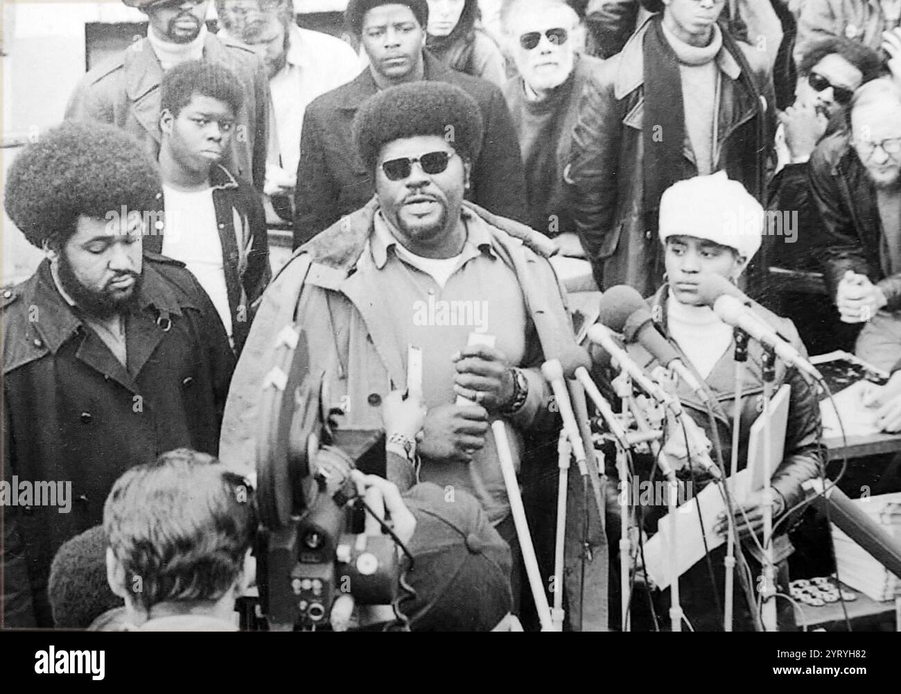 Elbert Howard (1938 anni? 2018), conosciuto come Big Man, attivista statunitense per i diritti civili e autore che fu uno dei membri fondatori del Black Panther Party Foto Stock