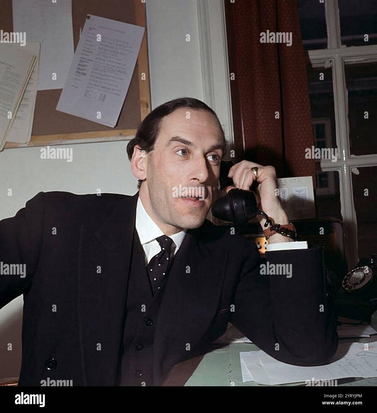 Jeremy Thorpe (1929? 2014) politico britannico che servì come leader del Partito Liberale dal 1967 al 1976. Nel maggio 1979, fu processato all'Old Bailey con l'accusa di cospirazione e istigazione ad uccidere il suo ex fidanzato Norman Scott, un ex modello. Thorpe fu assolto da tutte le accuse, ma il caso, e il furore che lo circondava, pose fine alla sua carriera politica. Foto Stock