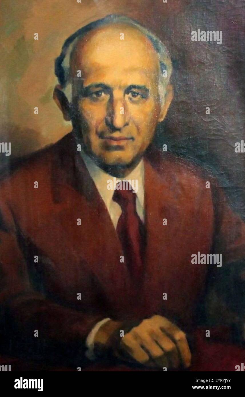 Todor Hristov Zhivkov (1911 1998) è stato un politico bulgaro comunista, primo segretario del Comitato centrale del Partito comunista bulgaro dal 1954 al 1989 e presidente della Bulgaria dal 1971 al 1989. Durante il suo mandato, la Bulgaria era sotto un sistema monopartitico e strettamente allineata con l'Unione Sovietica. Foto Stock