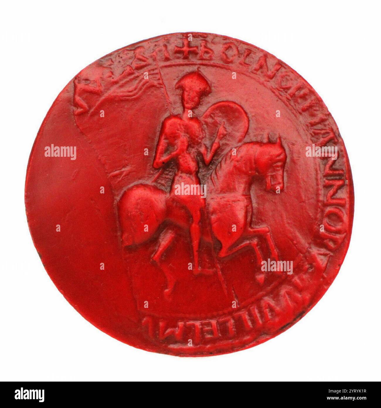 Il sigillo di Guglielmo il Conquistatore (Resin Replica), 1067. Foto Stock