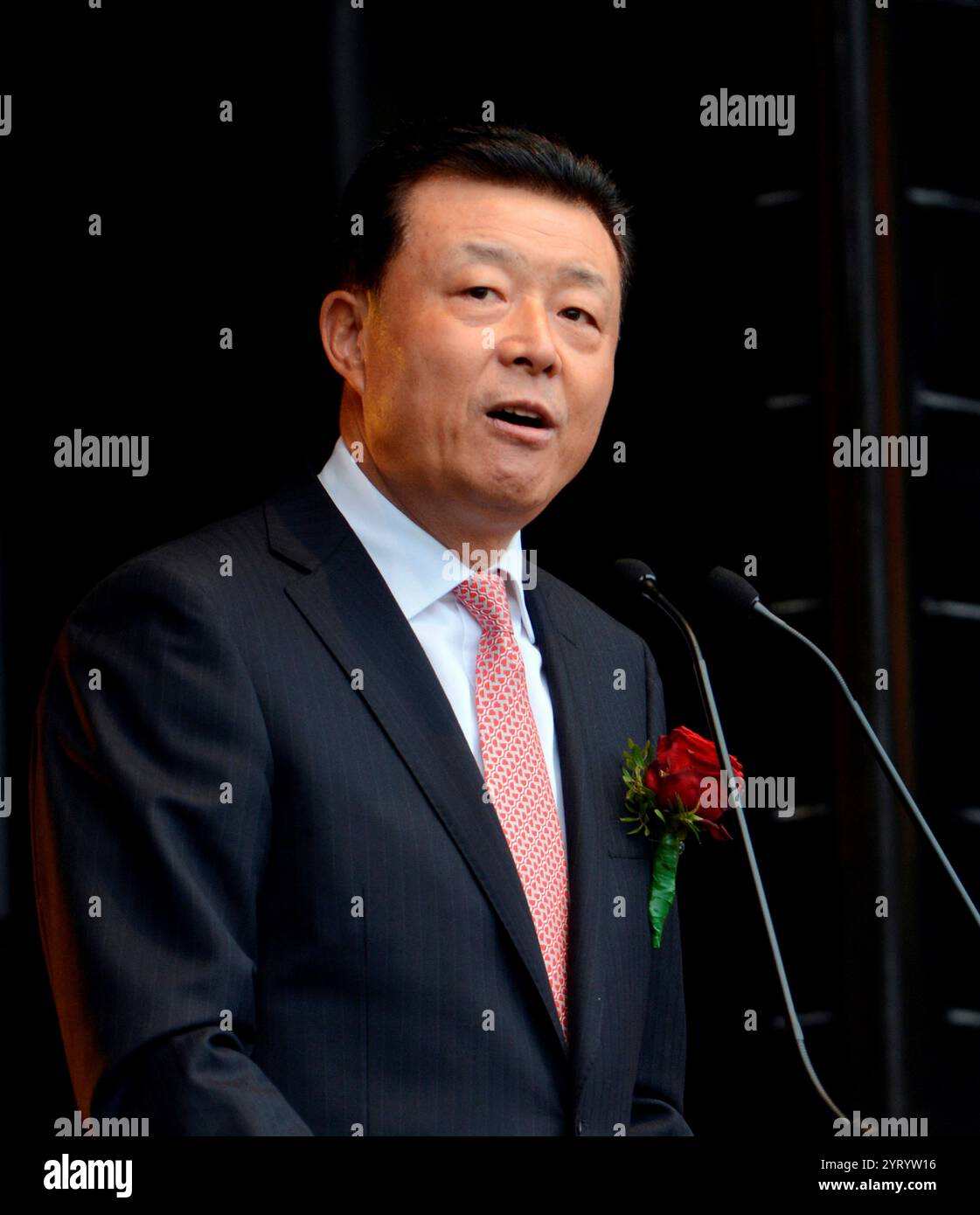 Liu Xiaoming (nato nel 1956); diplomatico cinese e ambasciatore della Cina nel Regno Unito dal 2010. 14 febbraio 2016 Foto Stock