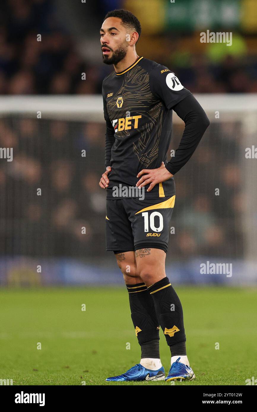 Liverpool, Regno Unito. 4 dicembre 2024. Iliman Ndiaye di Everton durante la partita tra Everton FC e Wolverhampton Wanderers FC English Premier League al Goodison Park, Liverpool, Inghilterra, Regno Unito il 4 dicembre 2024 Credit: Every Second Media/Alamy Live News Foto Stock