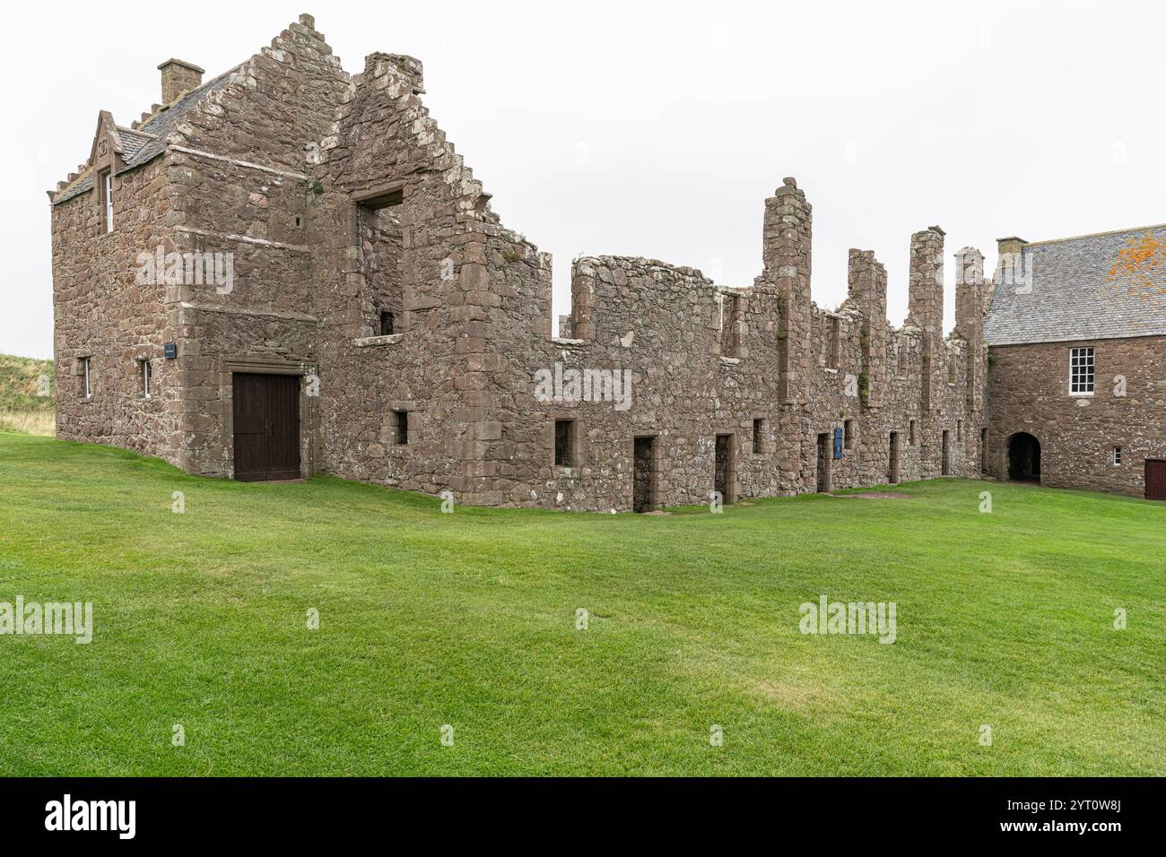 La Silver House (Tesoro) del castello di Dunnottar , Aberdeenshire, Scozia Foto Stock