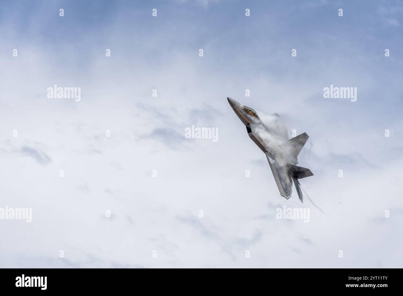 F-22 Raptor della US Air Force al FIDAE 2024 Foto Stock