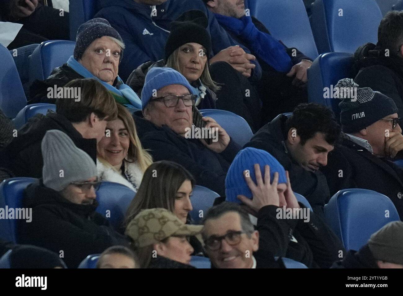 Roma, Italia. 5 dicembre 2024. Anna Paratore in occasione della Coppa Italia Frecciarossa di gara delle 16 partite di calcio tra Lazio e Napoli allo stadio Olimpico di Roma, Italia - domenica 5 dicembre 2024 - Sport Soccer ( foto di Alfredo Falcone/LaPresse ) crediti: LaPresse/Alamy Live News Foto Stock