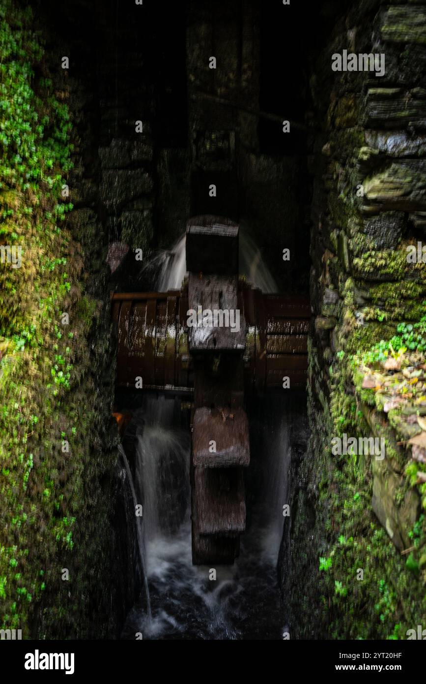 Ferriere compludo, fucina medievale, valle del compludo, Ponferrada, regione del Bierzo, Castiglia e Leon, Spagna Foto Stock