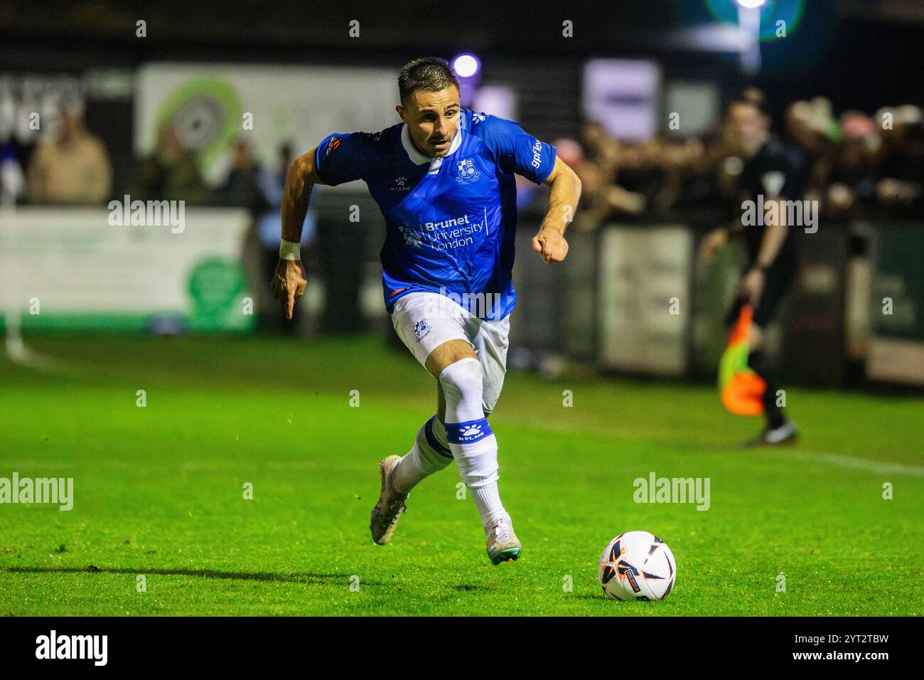 Anthony Georgiou prosegue a Wealdstone vs Braintree Town 23/10/24 Foto Stock