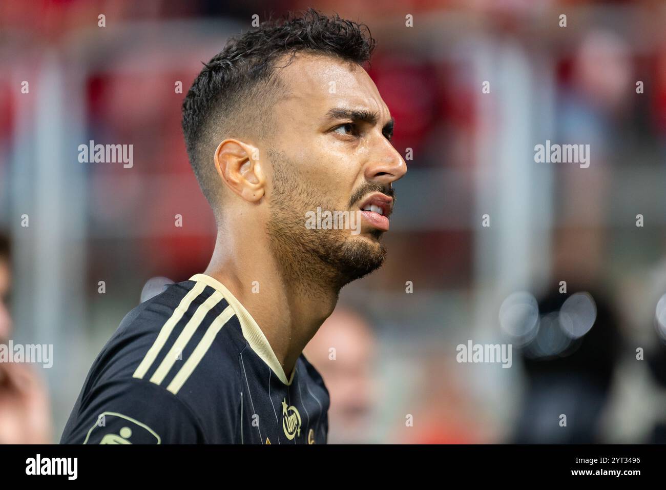 Leonardo Rocha di Radomiak visto durante la partita polacca di PKO Ekstraklasa League tra Widzew Lodz e Radomiak Radom allo stadio municipale di Widzew Lodz. Punteggio finale; Widzew Lodz 3:2 Radomiak Radom. Foto Stock