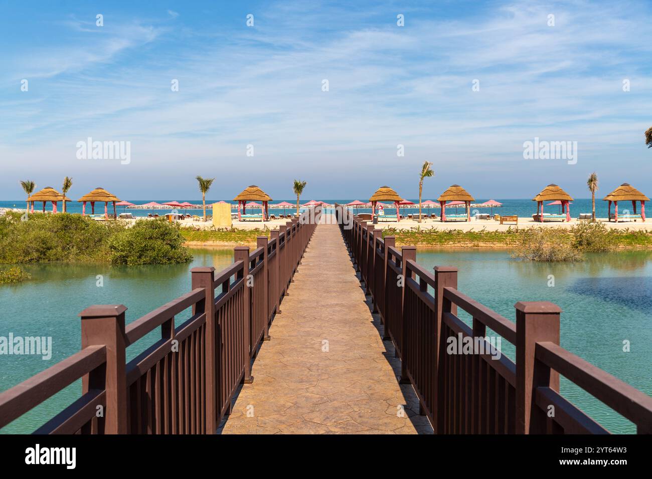 Anantara, Mina al Arab, Ras al Khaimah, Emirati Arabi Uniti Foto Stock