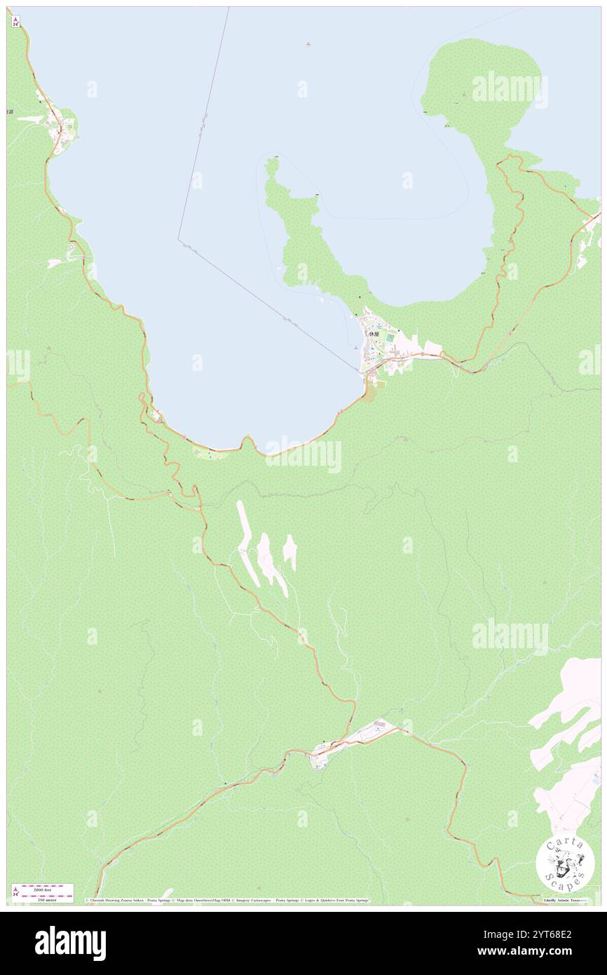 Nakanotai, Kazuno-gun, JP, Giappone, Akita, N 40 24' 45'', N 140 52' 57'', MAP, Cartascapes Map pubblicata nel 2024. Esplora Cartascapes, una mappa che rivela i diversi paesaggi, culture ed ecosistemi della Terra. Viaggia attraverso il tempo e lo spazio, scoprendo l'interconnessione del passato, del presente e del futuro del nostro pianeta. Foto Stock