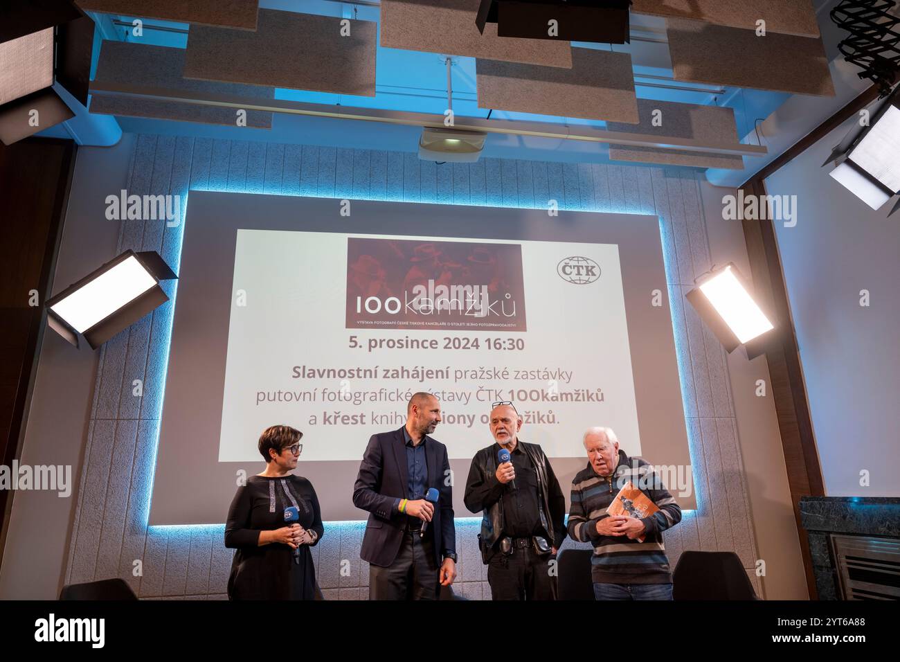 Lancio del libro Millions of Moments sulla storia dell'agenzia di stampa ceca (CTK), in un evento che si svolge tutto il giorno in occasione del 100° anniversario Foto Stock