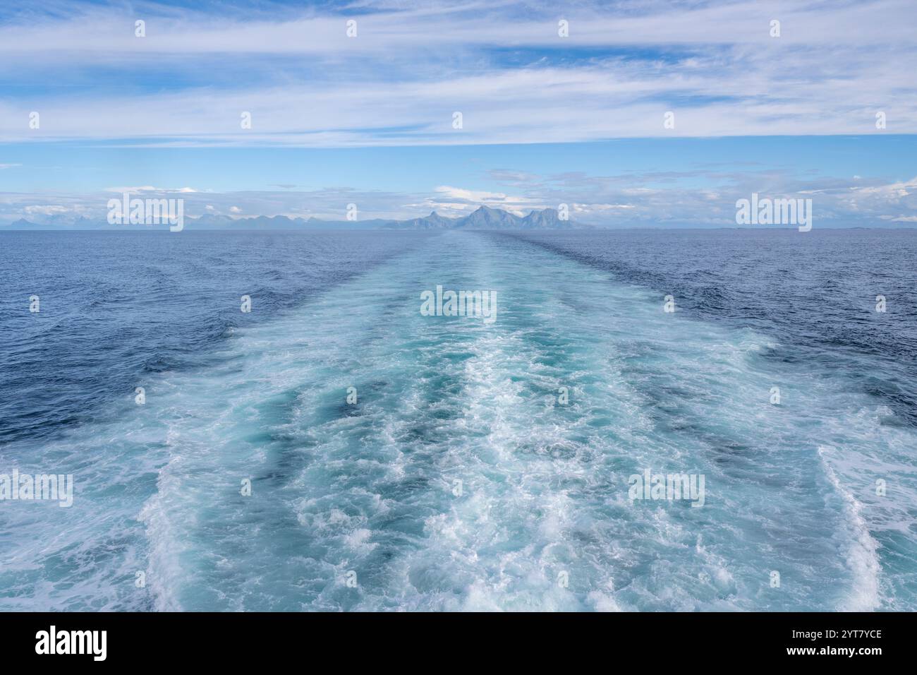 Crociera dei fiordi in Norvegia, sveglia Foto Stock