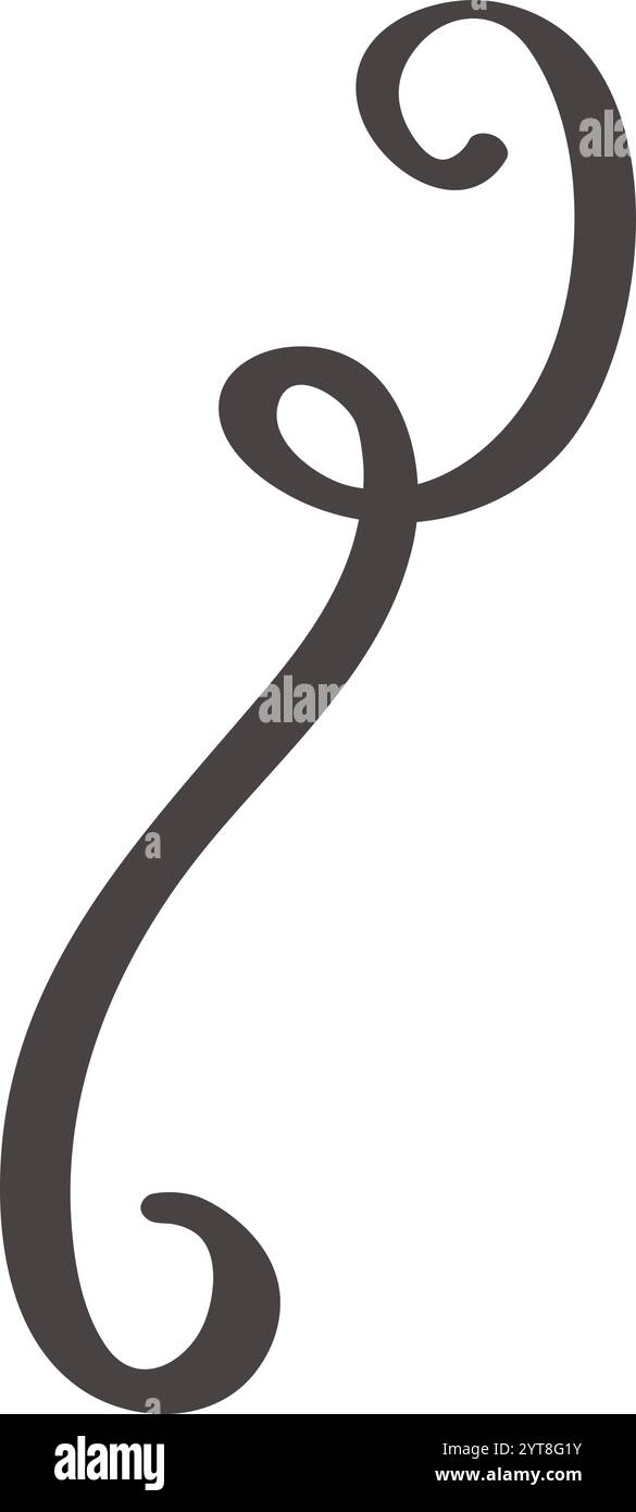 Design a turbolenza grigio scuro che trasuda eleganza e raffinatezza, caratterizzato da curve aggraziate e linee fluide, migliorando vari progetti di design con ITS Illustrazione Vettoriale